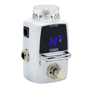 

Hotone Smart Tiny Tuner LED Tuning Display True Bypass Guitar Pedal Tuner STU-1