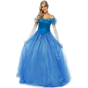 Halloween Party Fancy Cinderella Dress Cosplay Costumes