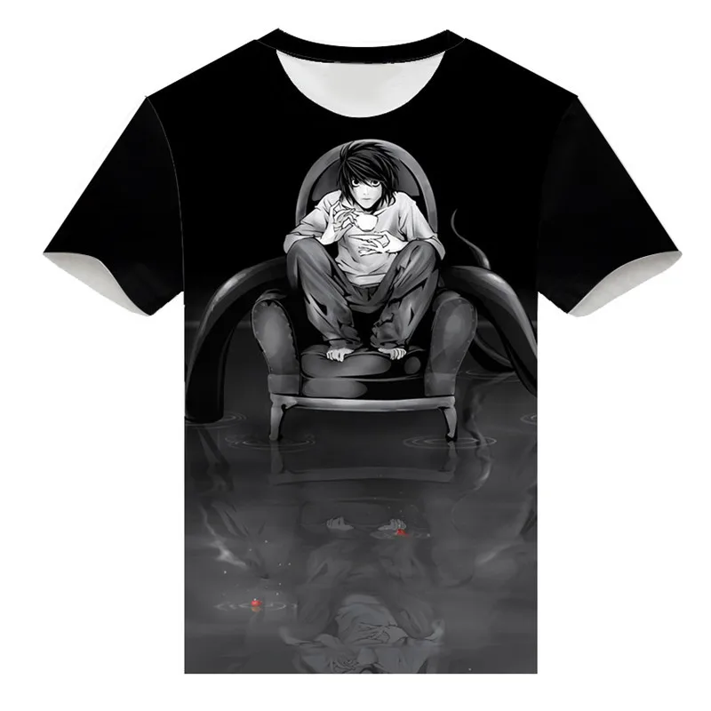 Смертная записка футболки человек с короткими рукавами, Мужская модная футболка футболки; Повседневное футболки