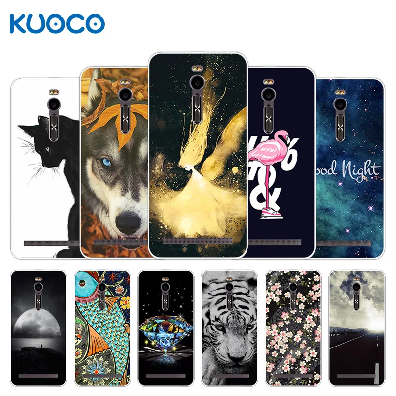 

Soft Silicon For ASUS Zenfone 2 ZE551ML ZE550ML 5.5" Phone Case Tiger Design For ASUS Zenfone 2 Zenfone2 ZE551ML Cover