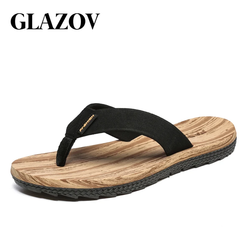 GLAZOV Brand Summer Men Flip Flops Male Mixed Color Slippers Men Casual PVC EVA Shoes Summer Fashion Beach Sandals Size 39~45 GLAZOV Brand Summer Men Flip Flops Male Mixed Color Slippers Men Casual PVC EVA Shoes Summer Fashion Beach Sandals Size 39~45