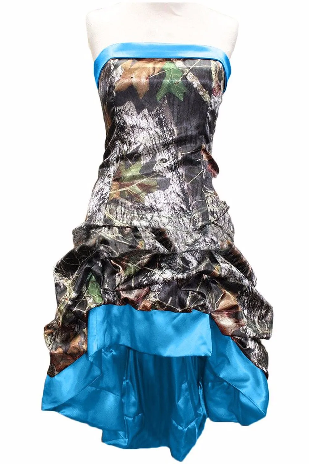 Pjesker: Camo Wedding Dresses With Blue