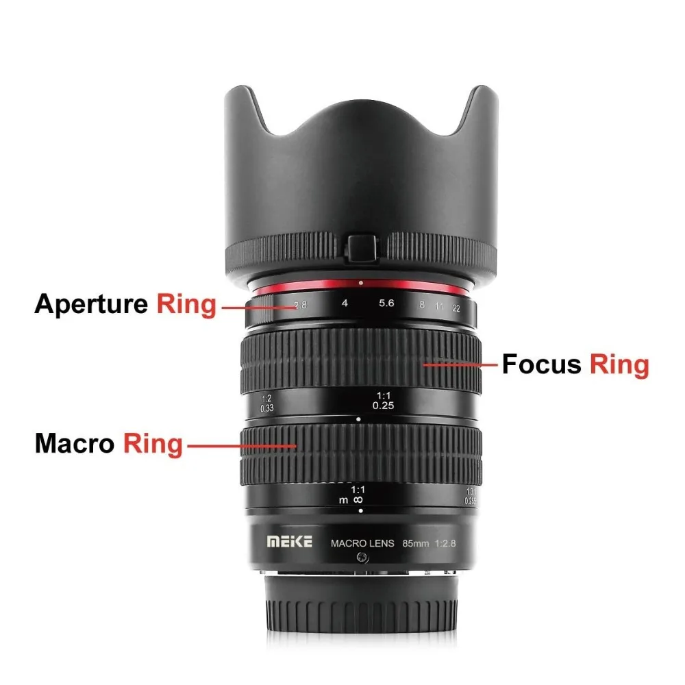 MEKE 85 мм f/2 8 ручной фокус полная Рамка макро объектив для Nikon DSLR камера