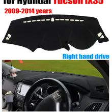 RKAC приборной панели автомобиля Обложка Коврик для hyundai Tucson IX35 2009- правый руль dashmat pad Даш приборной панели авто аксессуары