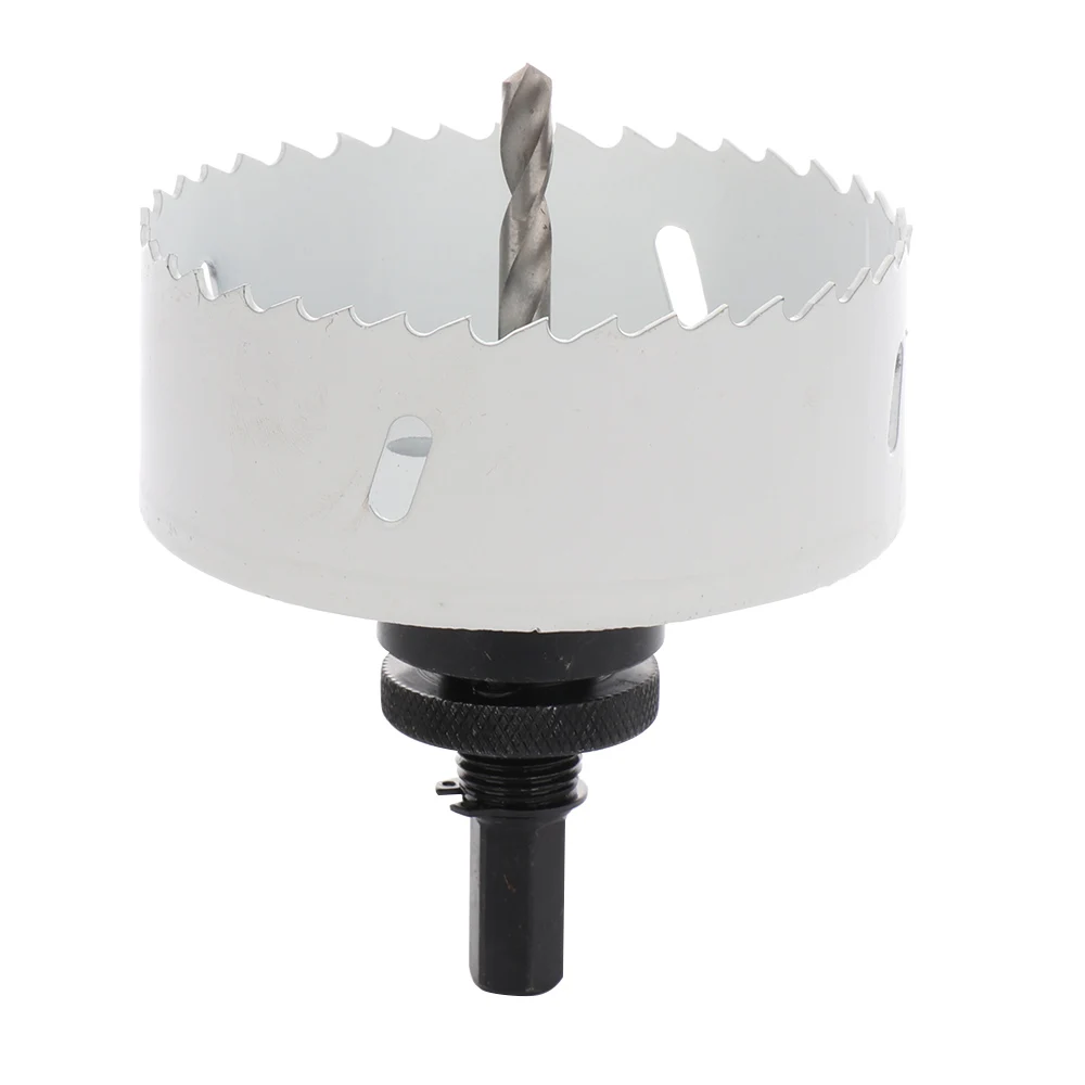 

1PC 92mm Diameter Bi-Metal Holesaw with Arbor Drill Hole Saw Cutter Cutting Woodworking Tools