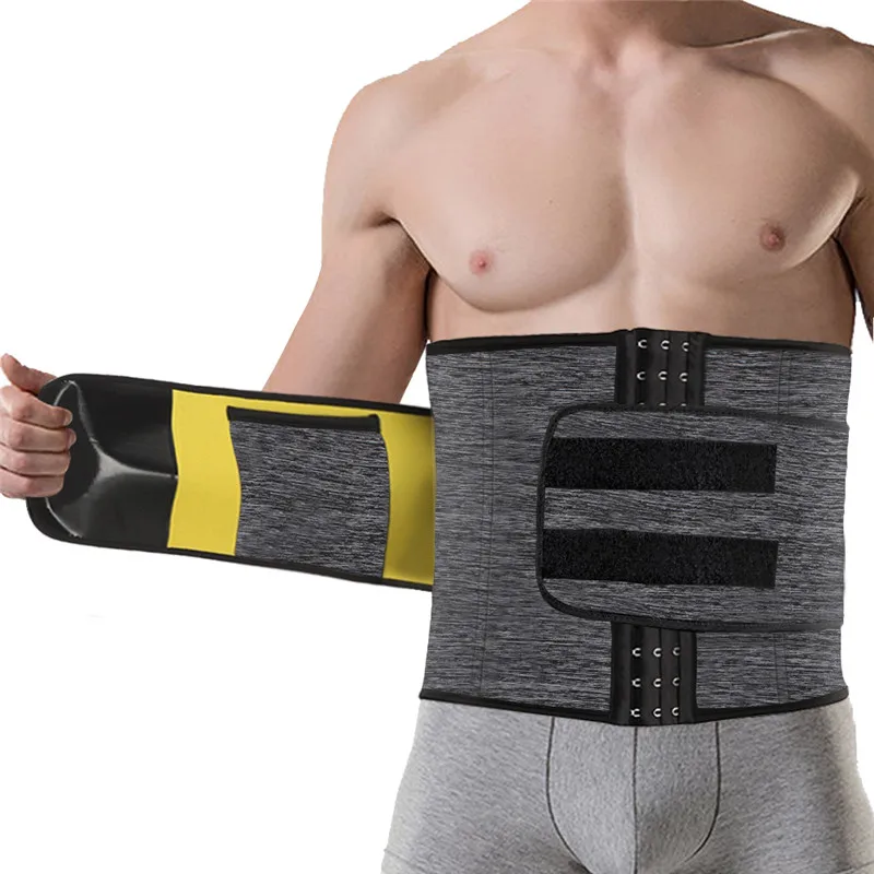 Sexywg мужской поясной тренажер поддержка неопреновый костюм для сауны моделирующий пояс для похудения Cincher тонкий Faja гимнастический корсет для занятий спортом