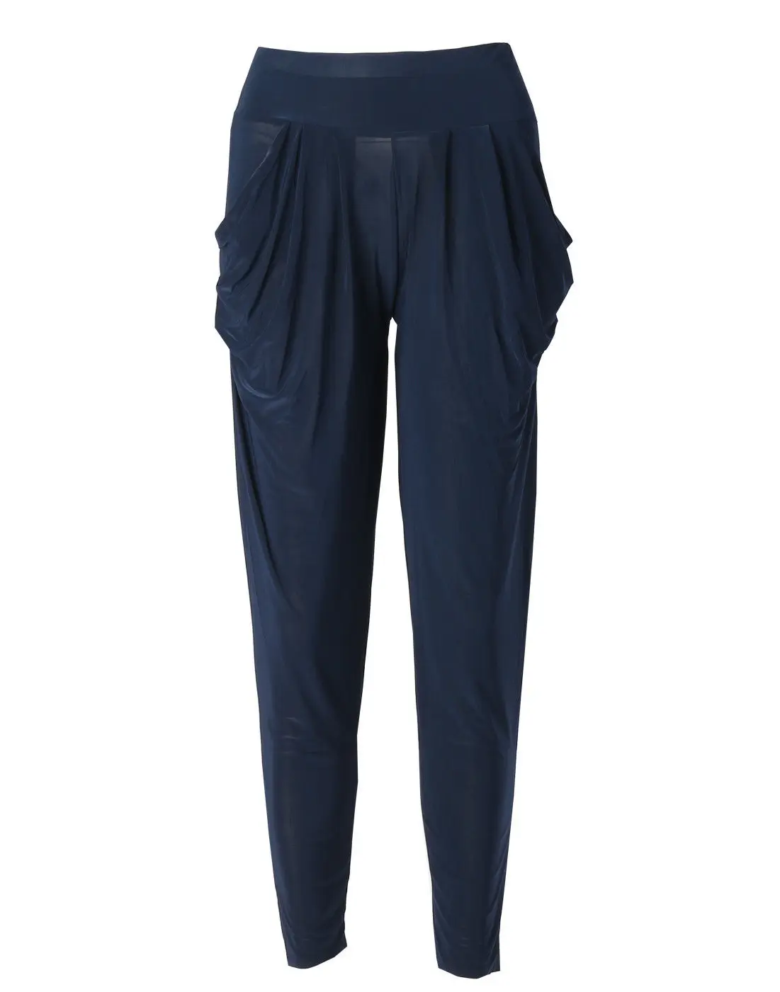 HIRIGIN женские модные повседневные шаровары танцевальные тренировочные штаны брюки женские брюки с высокой талией штаны свободные брюки Pantalon Femme - Цвет: Navy blue