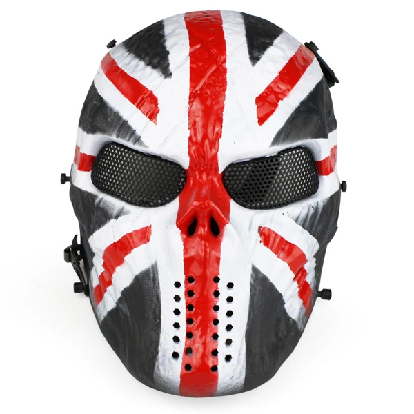 

2017 Captain Tactical Mask Outdoor Military Wargame Paintball Full Face Airsoft Tactical Skull Masks Multi Camouflage Colors