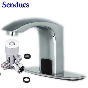 

Automatic sensor tap infrared Sensor water saving Faucets Inductive Kitchen bathroom cold water tap or cold and hot mixer tap