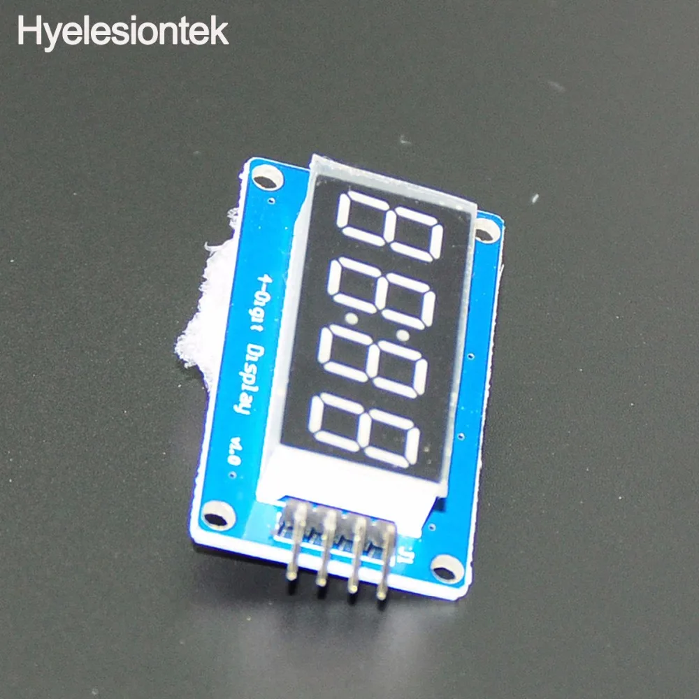 

TM1637 LED Display 7Segment For Clock Module LED Affichage 4 Bits 0.36Inch Clock RED Anode Digital Tube Four Serial Driver Board