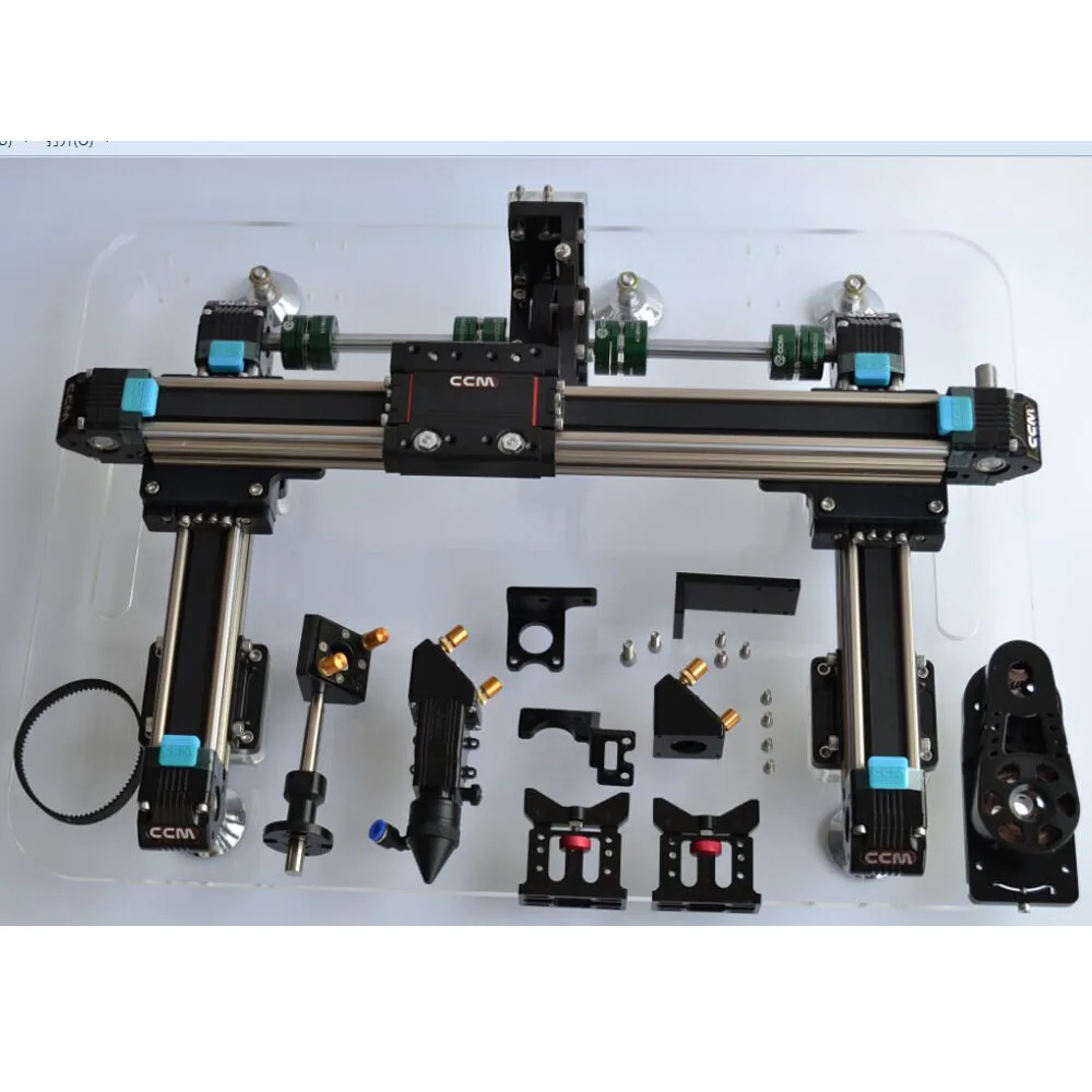 

CCM 1390 high precision laser cutting kit CO2 laser DIY kit including rails and mechanical parts without motor or driver, withou