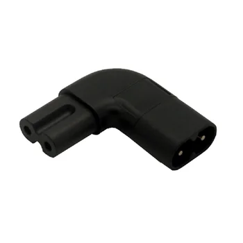 

C7-C8(Left Bend) Power Adapter,IEC320 C7 To IEC320 C8 Left and Right Bend Connector Converter Male To Female Conversion Plug