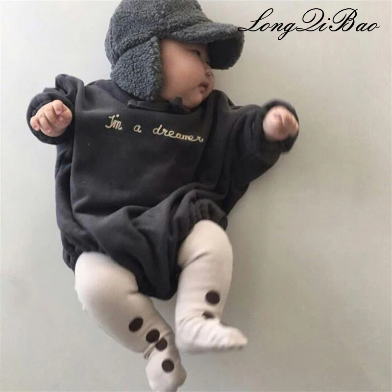 

High quality 2018 autumn baby cotton big PP pantyhose male and female baby cute dot wild elastic even leg tights