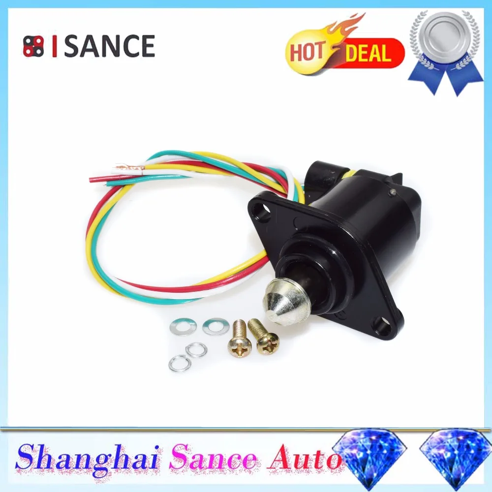 

ISANCE Idle Air Control Valve IAC & Connector 4637071 4798377 For Jeep Grand Cherokee TJ Wrangler Comanche Land Rover Discovery