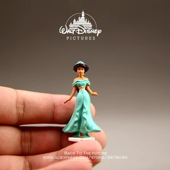 

Disney Aladdin Jasmine Princess Cartoon 4.5cm mini doll Action Figure Anime Mini Collection Figurine Toy model for children gift