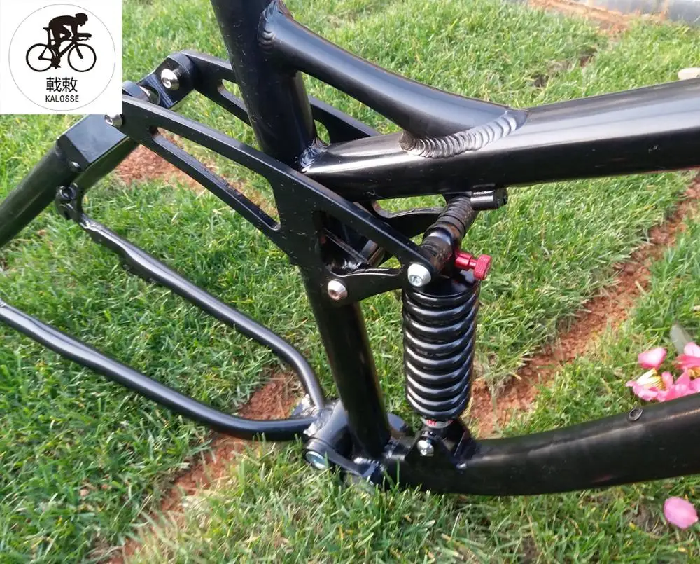 Flash Deal Kalosse 190mm travel  bicycle  frame  27.5X17 mountain  bike frame   27.5X1.75-2.1  MTB  frame 4