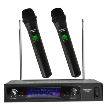 

Freeboss KV-8500 VHF 2 Handheld Wireless Microphone Dynamic Capsule Family Party Balanced+Unbalanced Output Wireless Microphone