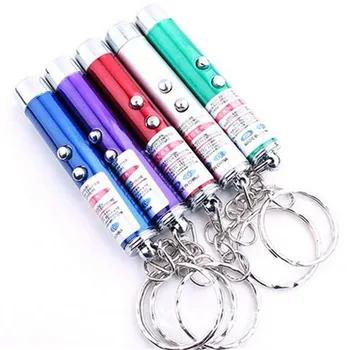 

New arrival mini portable laser led flashlight with 5 color Laser Pen Pointer FlashLight Torch 5MW Emergency flashlight