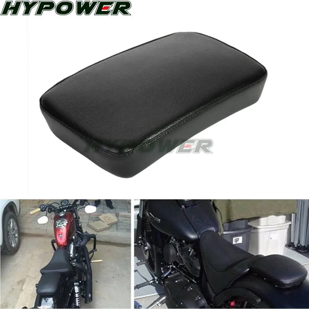 Per Honda Suzuki Kawasaki Harley New Universal Black Motorcycles Moto Pillion Pad Seat 8 Ventosa Custom Chopper Bobber