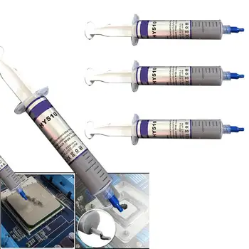 

1 Pcs HY510 Thermal Conductive Silicone Grease Paste for GPU CPU Chipset Cooling 30g Grey Thermal Conductive Grease Paste