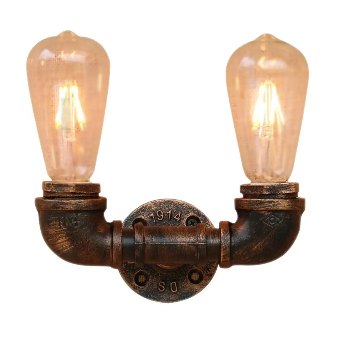 

BG804-2 retro industrial simple 110V-240V iron pipe small wall lamp loft light bar retro European and American cafe decoration