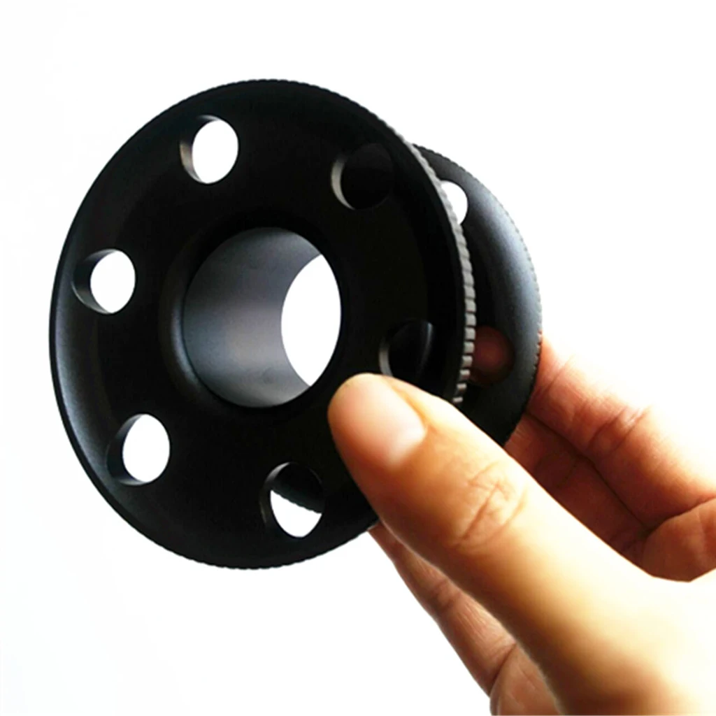 Durable 2 Pcs Lightweight Aluminum Scuba Diving Dive Finger Spool Snorkeling Guide Line Reels for Diving Surfing Bungee Jumping