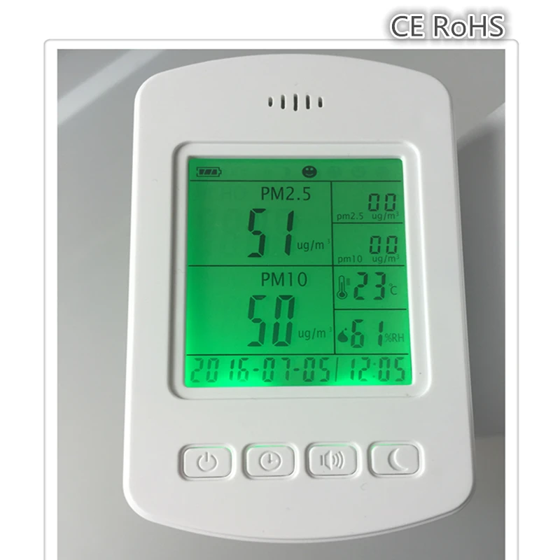 Desktop Indoor air quality detector PM10 PM2.5 air monitor indoor air monitoringin Gas