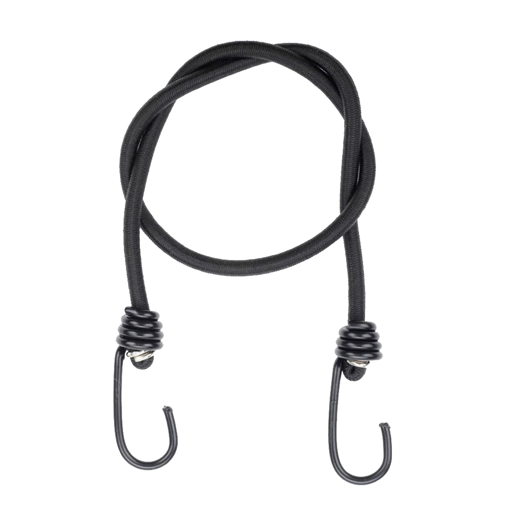 1/4' 16.4' Heavy Duty Elastic Bungee Rope 4 Pieces Shock Cord End Stop 10 Pieces End Hook for Kayak Canoe Boats Accessories