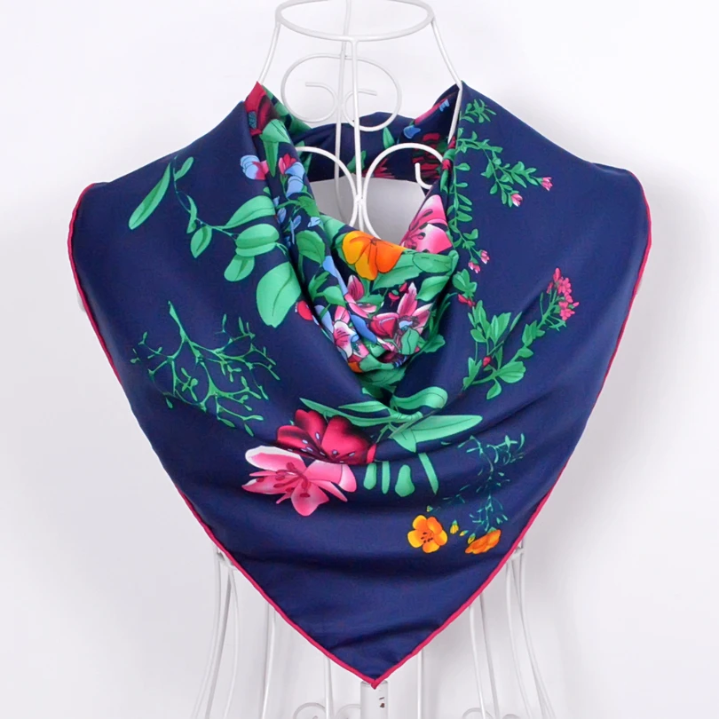 Женская шёлковая накидка 90x90 см|scarf cape|fashion capesilk square scarf |