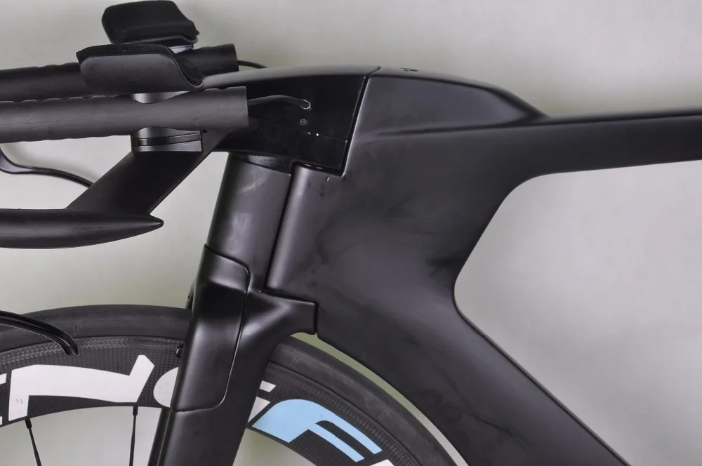 Excellent 2018 Top quality Chinese complete carbon time trial bicycle full triathlon TT bike Di2 system carbon aero bicycle OEM design 1