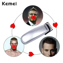 Kemei Professional Electronic Hair Trimmer Clipper Razor Men Child Hair Shaver Shaving Beard Cutting Hair Battery Powered Tools