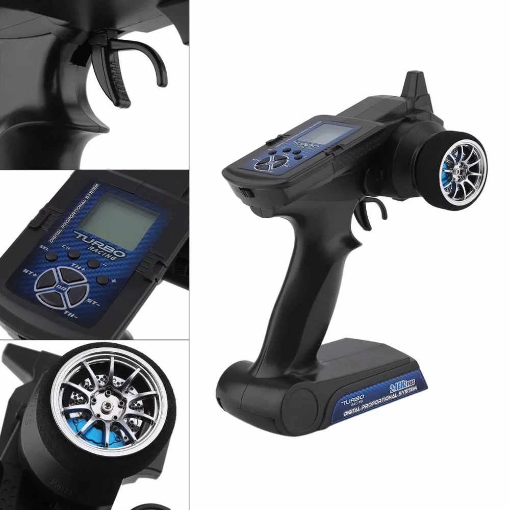 

1pcs 90700G 2.4GHz 2CH Radio system Transmitter Controller Remote Control w/ Receiver For RC Car Boat