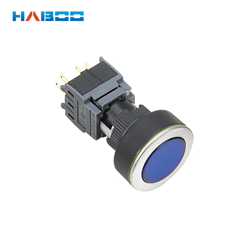 

1PCS PACKING diameter 16/22mm momentary push button switch 1NO+1NC round / square head waterproof switch IP65