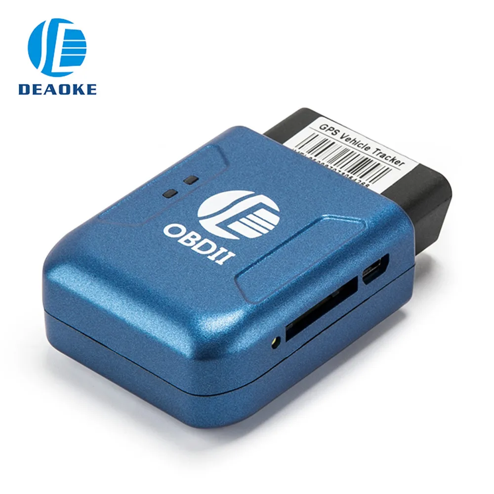 

DEAOKE TK206 OBD2 Car GPS Tracker Real Time Tracking Anti-Theft Car Kit LBS and Easy to Operate