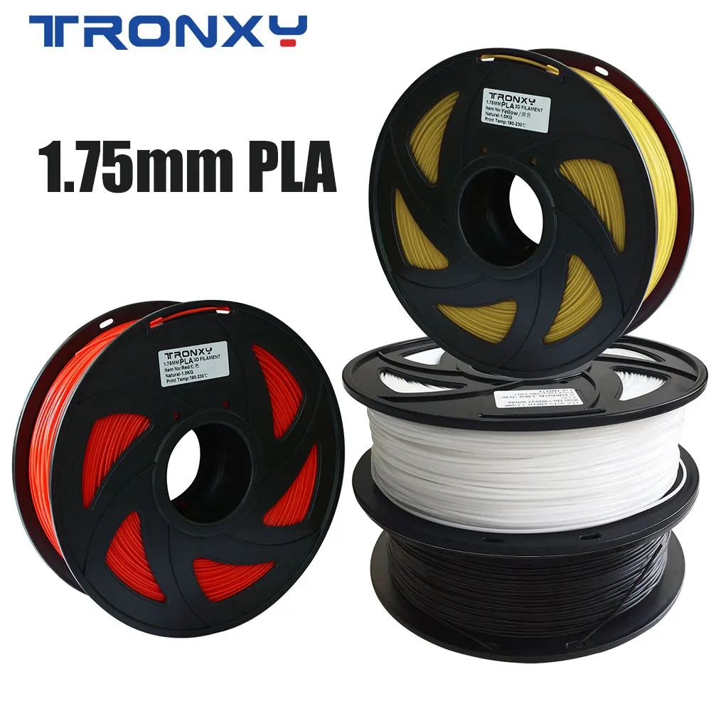 

Tronxy PLA Environmental Material Accessories 1.75mm Filament 1KG Printing Materials For 3D Printer Extruder Pen Print Plastic