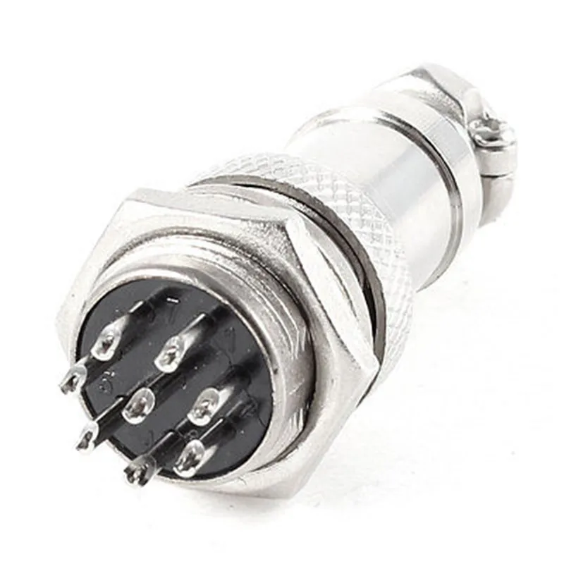

High Quality GX16-8 16mm 8 Pin Male & Female Wire Panel Connector Circular Aviation Connector Socket Plug Hot Sale