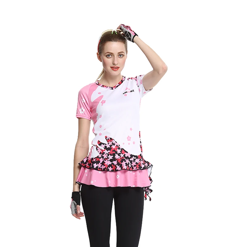 

Ropa Ciclismo Clothing Women Cycling Jersey Bike Coat Falbala Skirt Moto Clothes Jacket Bicycle Shirt Cycle Camisas MTB Maillot