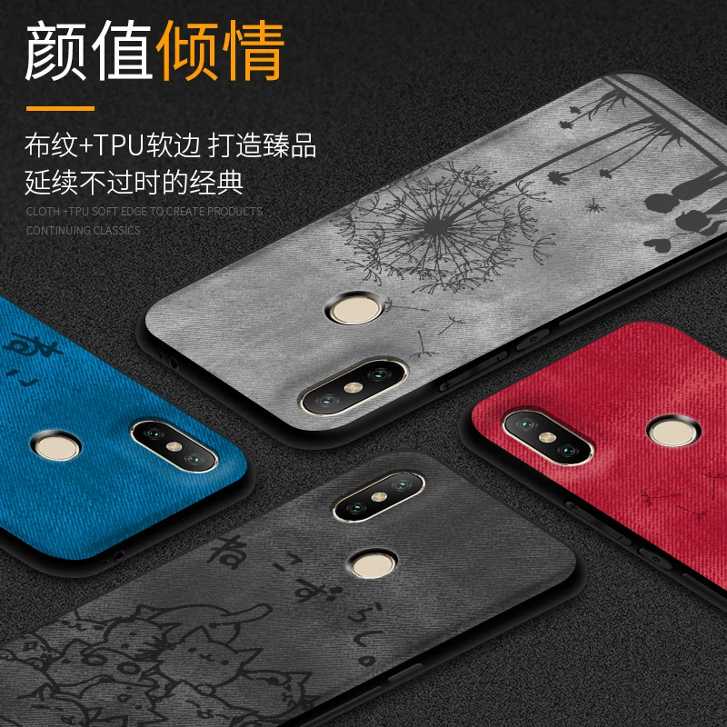 

For Xiaomi Redmi 6A Case Silicone Cloth Cover Funda For Xiomi Redmi 6A Case Matte Xioami Redmi 6A Bag Xiaomi Redmi6A Phone Cases