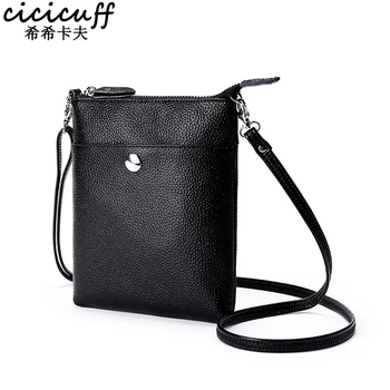 

New Elegant Shoulder Bag Women Split Leather Top Quality Girl Mini Crossbody Bag Black Red 2019 New Ladies Small Messenger Bags