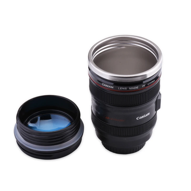 

Kitchen Drinkware Creative 304 Stainless Steel Camera Lens Style Coffee Cup