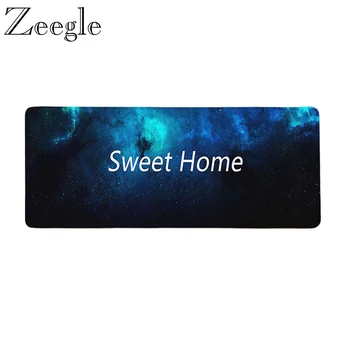 

Zeegle Flannel Welcome Floor Mats Kitchen Rug Floor Mat for Living Room Anti-Slip Bedroom Carpets Home Decor Doormat