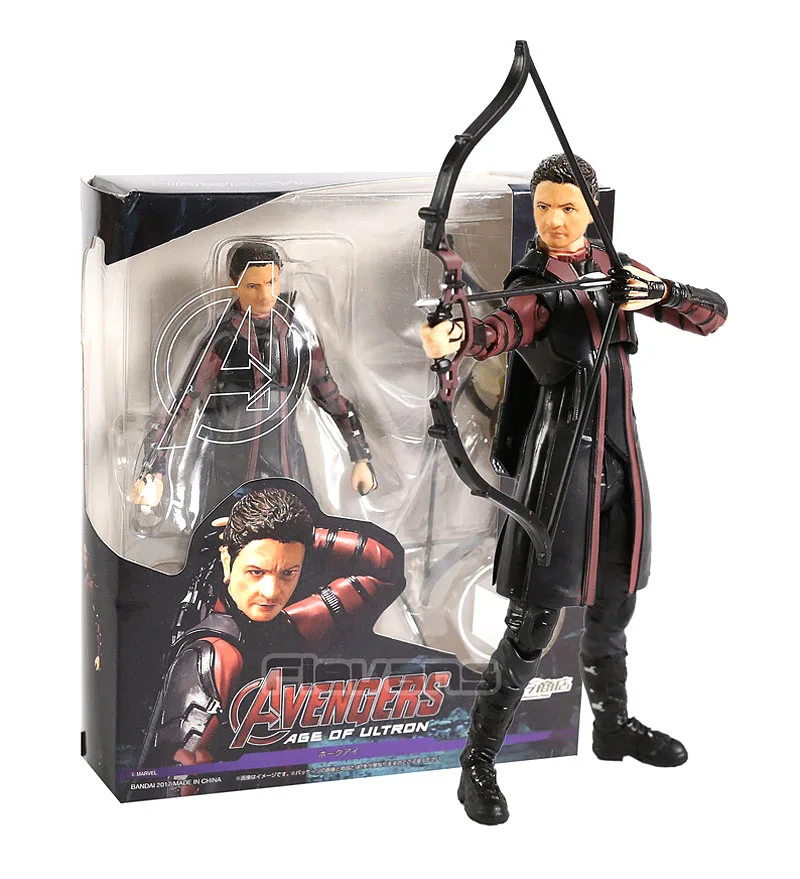 SHF S.H.F Ironman танос Человек-паук Hawkeye Antman Капитан Америка " фигурка свободного кроя и в коробке для выбора коллекции - Цвет: Hawkeye Boxed