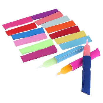 

5pcs/lot Popsicle Sleeve Ice Sticks Cover Children Anti-cold Ice Cover Bag Popsicle Ice Pop Lolly Freezer Holder