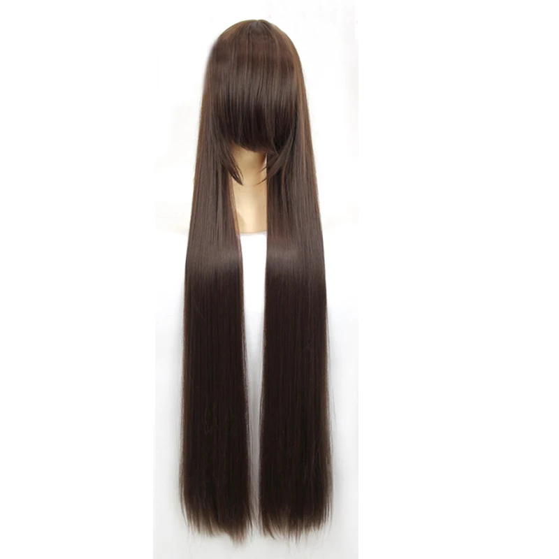 L-email Paróka Új Nők 100cm cosplay wigs 18 színek stv egyenesen Magas légnyomású levegő Hőfok Izomrost Szintetikus haja perucas cosplay Paróka