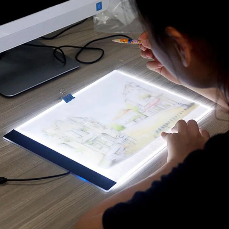 Диммируемая Светодиодная панель A4 для алмазной живописи планшет инструменты