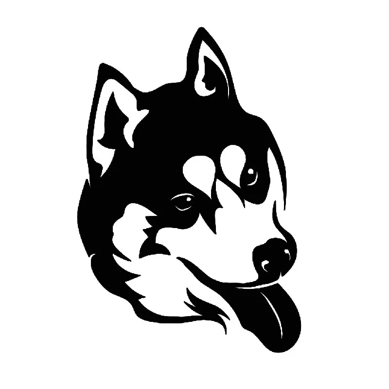 Husky Dog стикеры автомобили 3D виниловая автомобильная пленка для автомобильных
