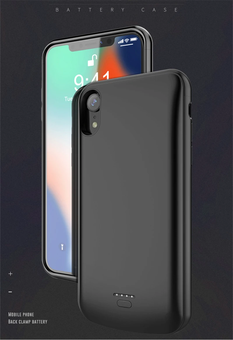 NTSPACE 4000 мАч зарядное устройство чехол для iPhone X power Case Портативный Банк питания зарядный чехол для iPhone XS корпус аккумулятора аудио