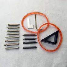 Весь набор резаков с запасной частью для вертикальный ключ сверлильный станок слесарные инструменты сверла сталь 17 шт./лот