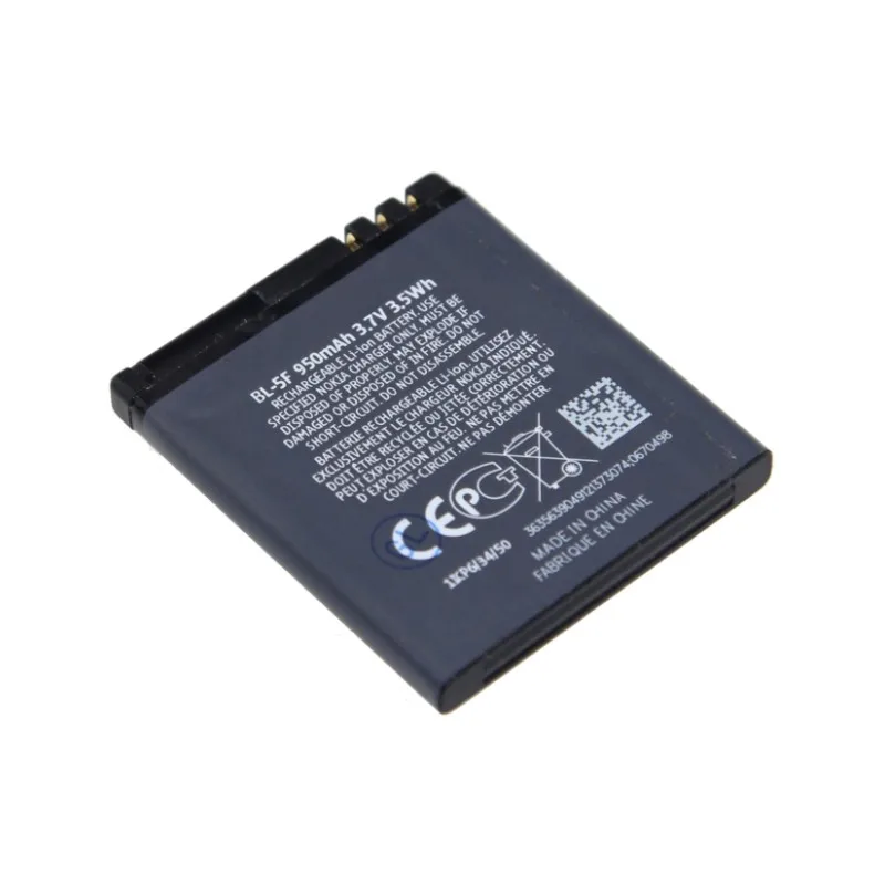 

New Battery Battery BL-5F BL 5F For Nokia N78 6290 N93i N95 N96 N98 E65 6210 Navi E65 6710N X5-00 6710N