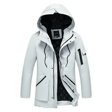 Outwear Warm Parkas Hooded Velvet Men's Parka Jacket Windbreaker Men Parka Hooded Thick Padded Jacket Slim Coat Men Casual 5XL цена Outwear Warm Parkas Hooded Velvet Men's Parka Jacket Windbreaker Men Parka Hooded Thick Padded Jacket Slim Coat Men Casual 5XL цены онлайн